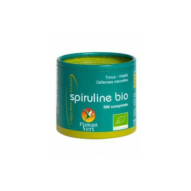 Spiruline Bio 500 comprimés 500mg
