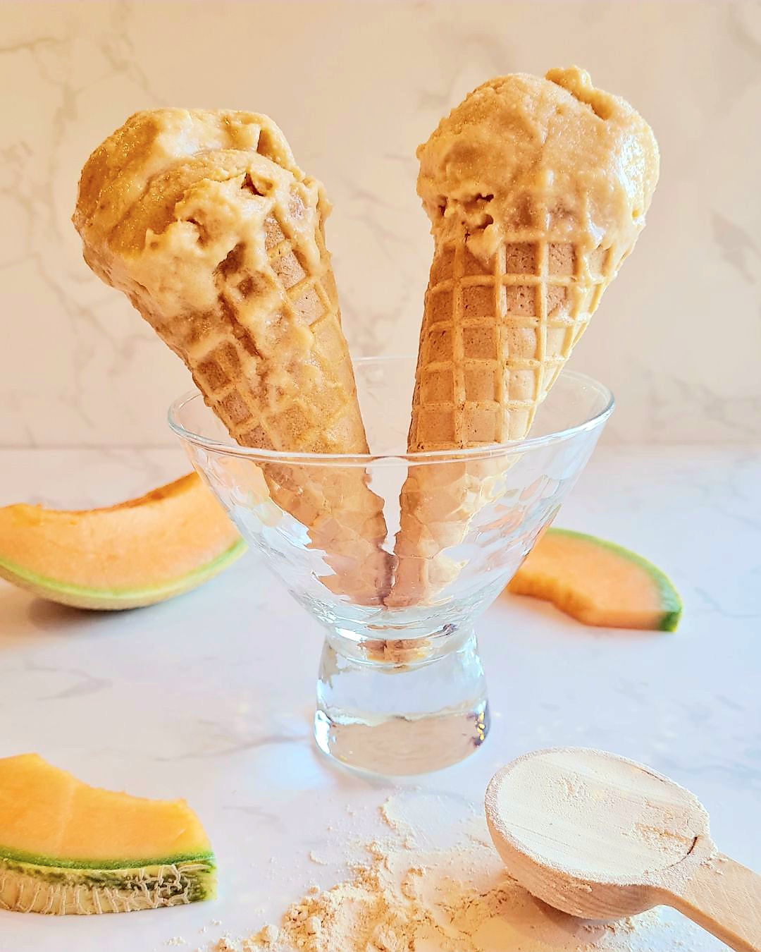 Nice Cream au Melon : La Recette Vegan, Protéinée et Sans Sorbetière de la glace healthy de l'été
