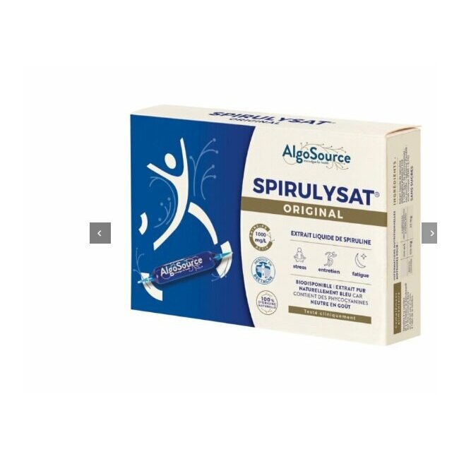 Spirulysat - Spiruline fraîche liquide, label Sport Protect