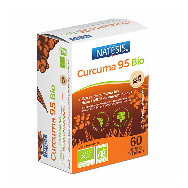 Curcuma 95 bio 60 gélules