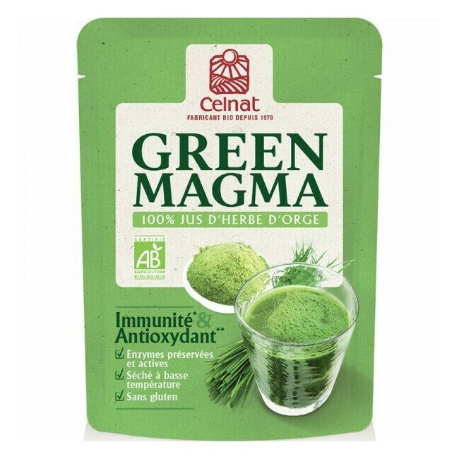 Green Magma, pur jus d'Herbe d'Orge Bio en poudre 150g