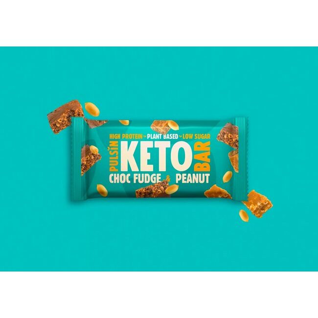 Barre Protéine Keto Chocolat Fudge & Cacahuète 