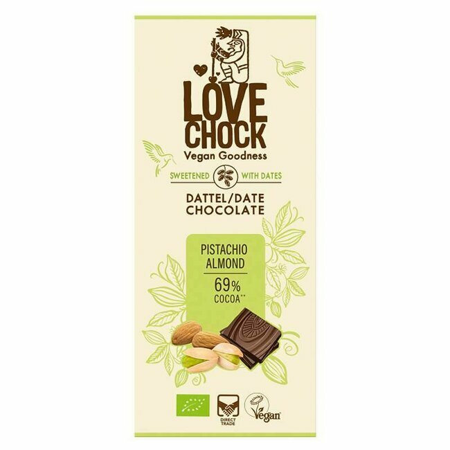 Tablette de Chocolat Pistache & Amande Bio