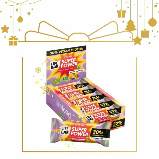 15 Barres Protéinées Super Power, saveur Citron & Citrouille Bio 