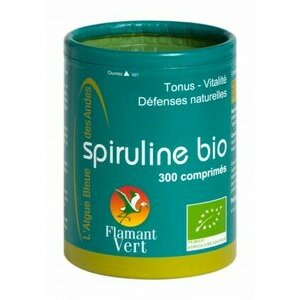 Spiruline Bio 300 comprimés 500mg