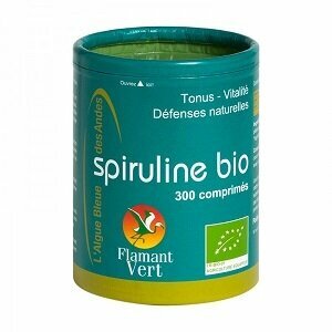 Spiruline Bio 300 comprimés 500mg