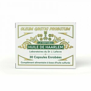 Huile de Haarlem Blister 30 capsules enrobées
