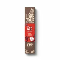 Barre Chocolat Noir Cru 82% aux Eclats de Cacao Bio