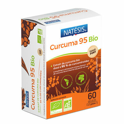 Curcuma 95 bio 60 gélules