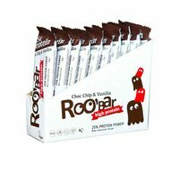 10 Barres Protéines 25% Pépites de Chocolat & Vanille bio 60g