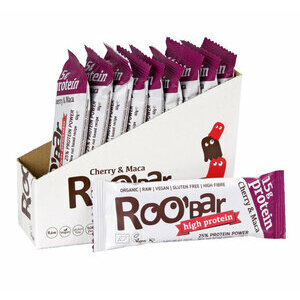 10 Barres Protéines 25% Cerise & Maca bio 60g