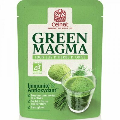 Green Magma, pur jus d'Herbe d'Orge Bio en poudre 150g