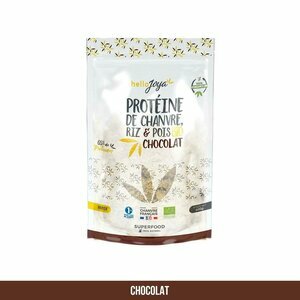 Protéine Chanvre Français/Riz/Pois 65% Chocolat Bio