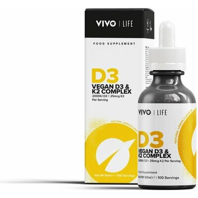 Vitamine D3 + K2 Vegan 