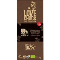 Tablette de Chocolat Noir Cru - Extra Dark - 99% Cacao 