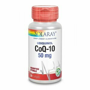 Coenzyme Q10 Ubiquinol 50mg 30 capsules Solaray