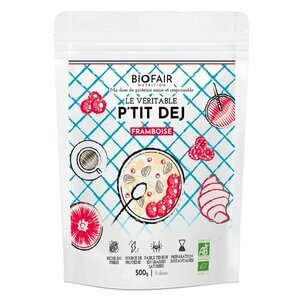 P'tit Dej Protéine Framboise & Amande Bio poudre 500g