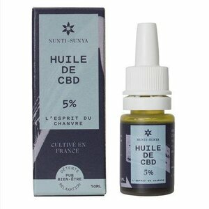 Huile de CBD 5% Bio 10 ml
