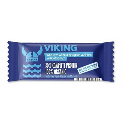 Barre Protéinée Bio VIKING 28% à la Myrtille 