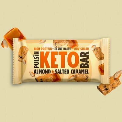 Barre Protéinée Keto Amande Caramel Salé