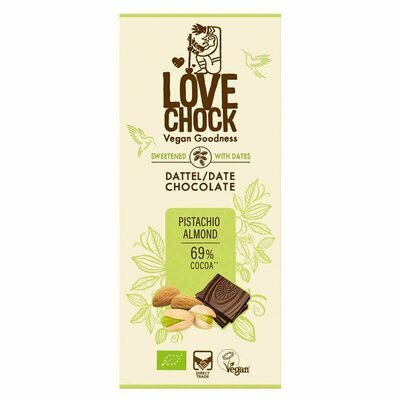 Tablette de Chocolat Pistache & Amande Bio
