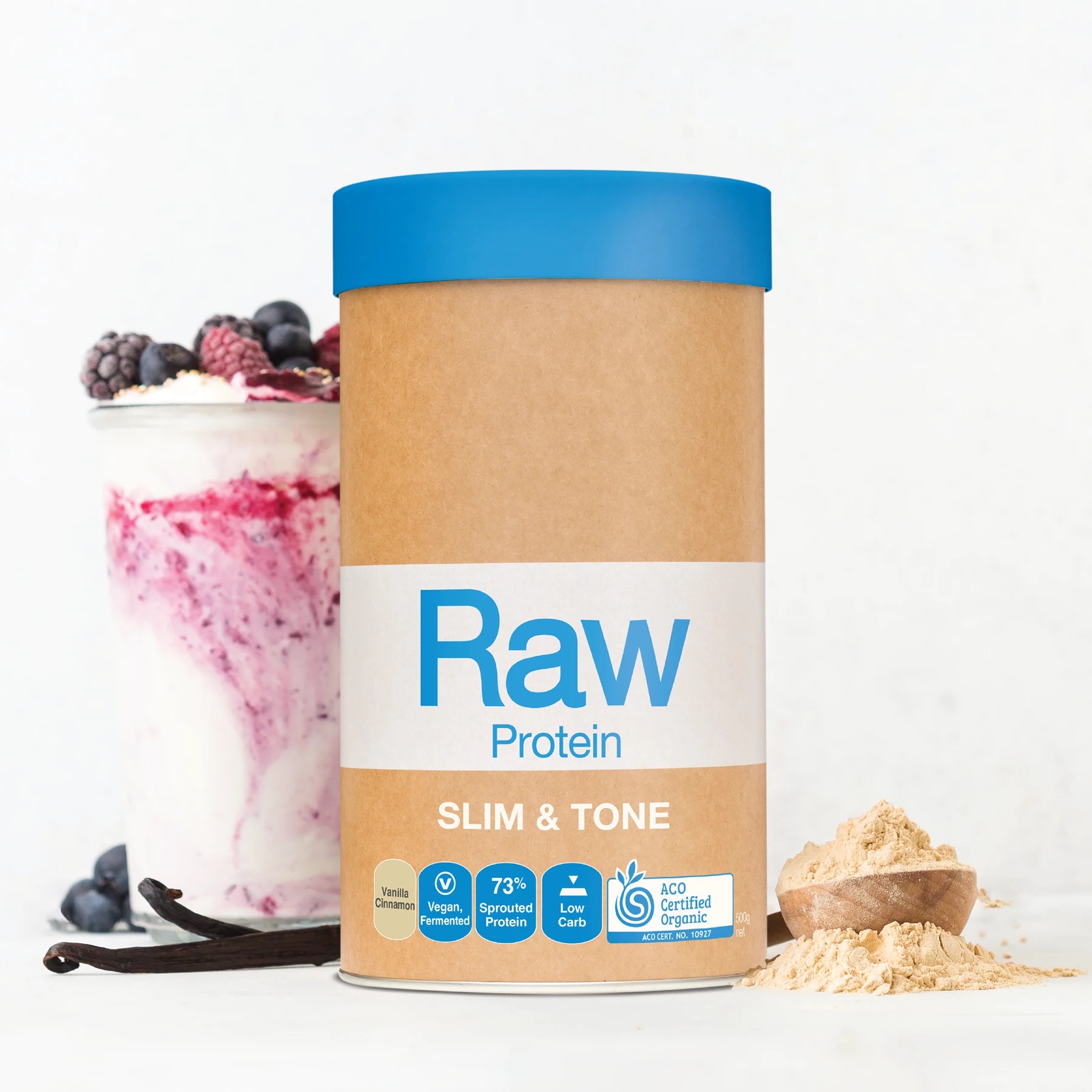 Amazonia Raw Proteine Minceur Tonicité Vanille Cannelle 1kg