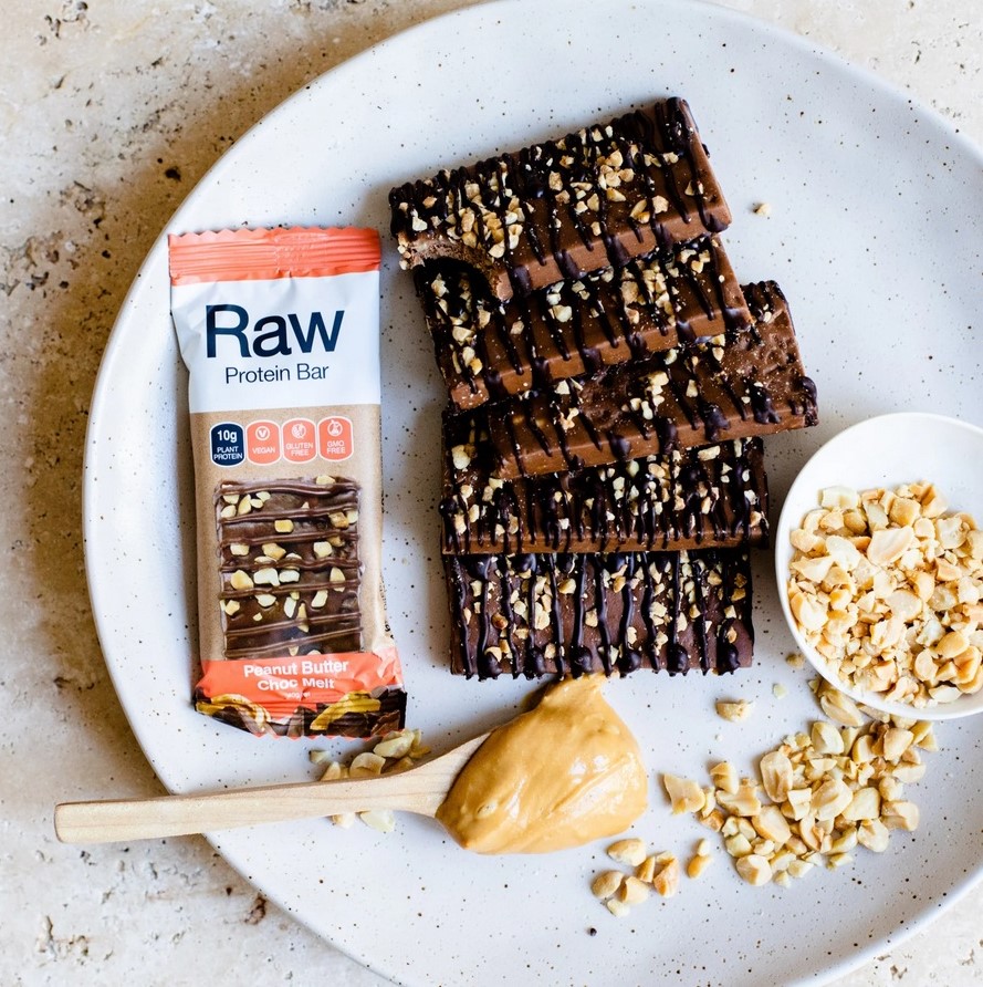 Amazonia barre proteine cacahuete peanut butter choc melt