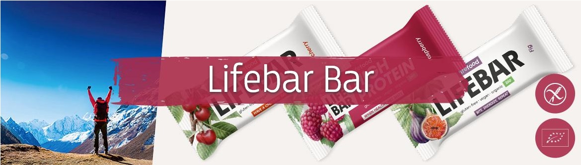 Barres énergétiques et protéinées LIFEBAR - Vegan Lifefood