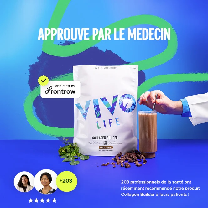 Collagene vegan vivo life recommande par les medecins et professionnels de la sante
