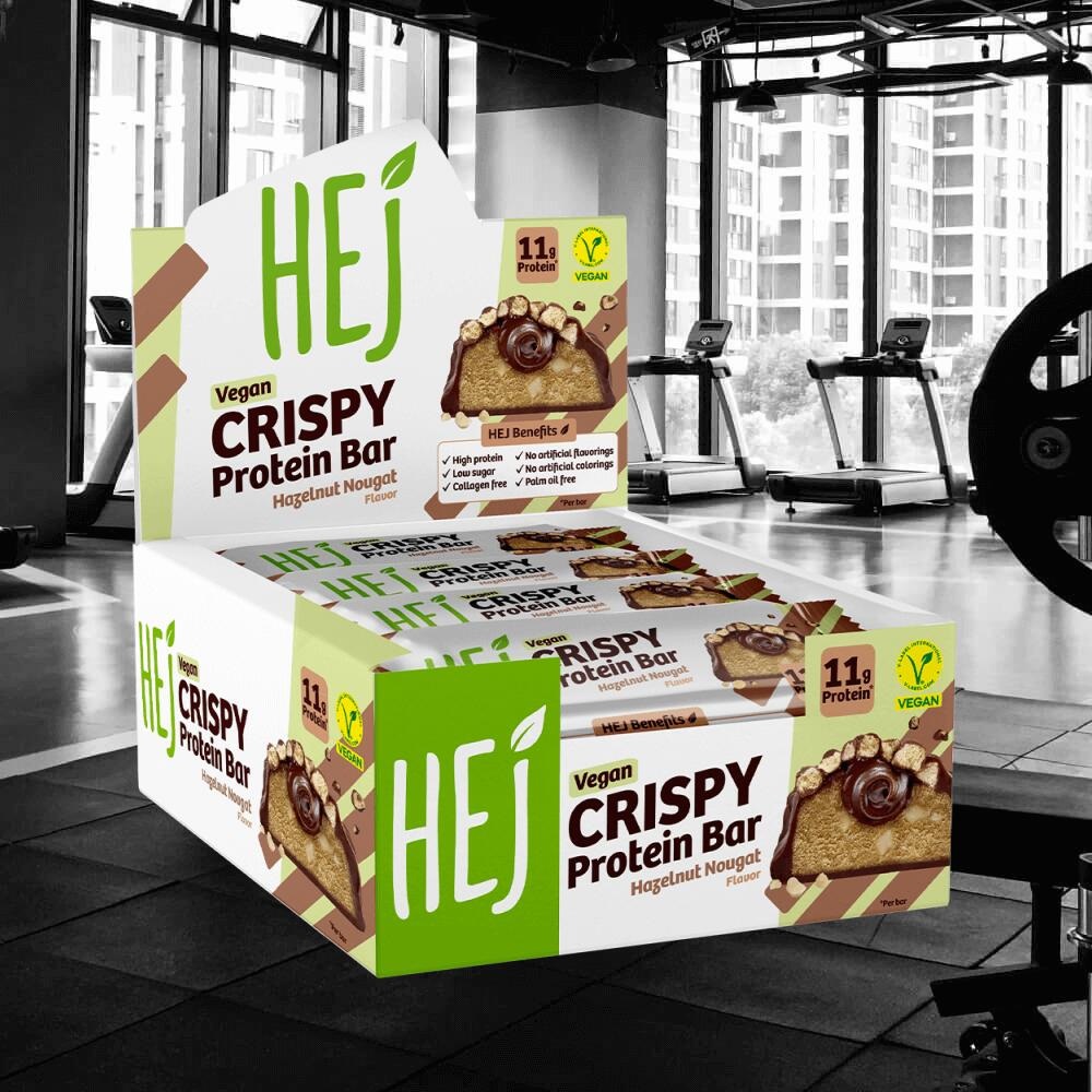 Hej barre proteinee pistache chocolat vegan crispy