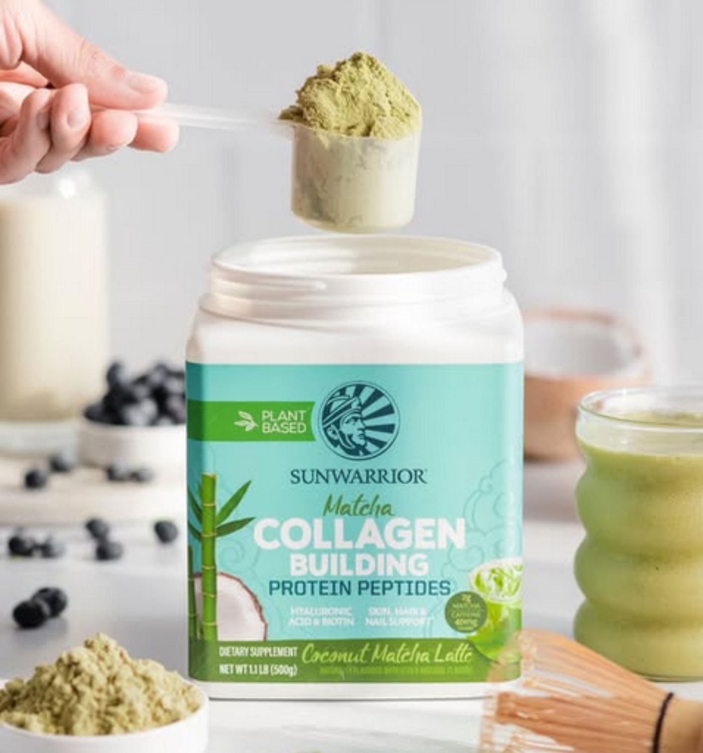 collagene vegetal matcha sunwarrior