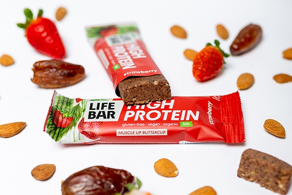 Lifebar barre proteine fraise bio