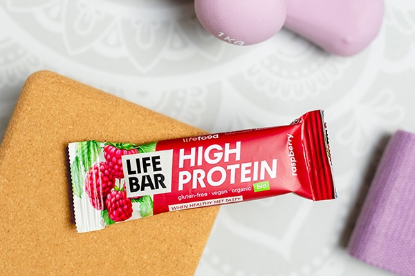 Lifebar barre proteine framboise bio