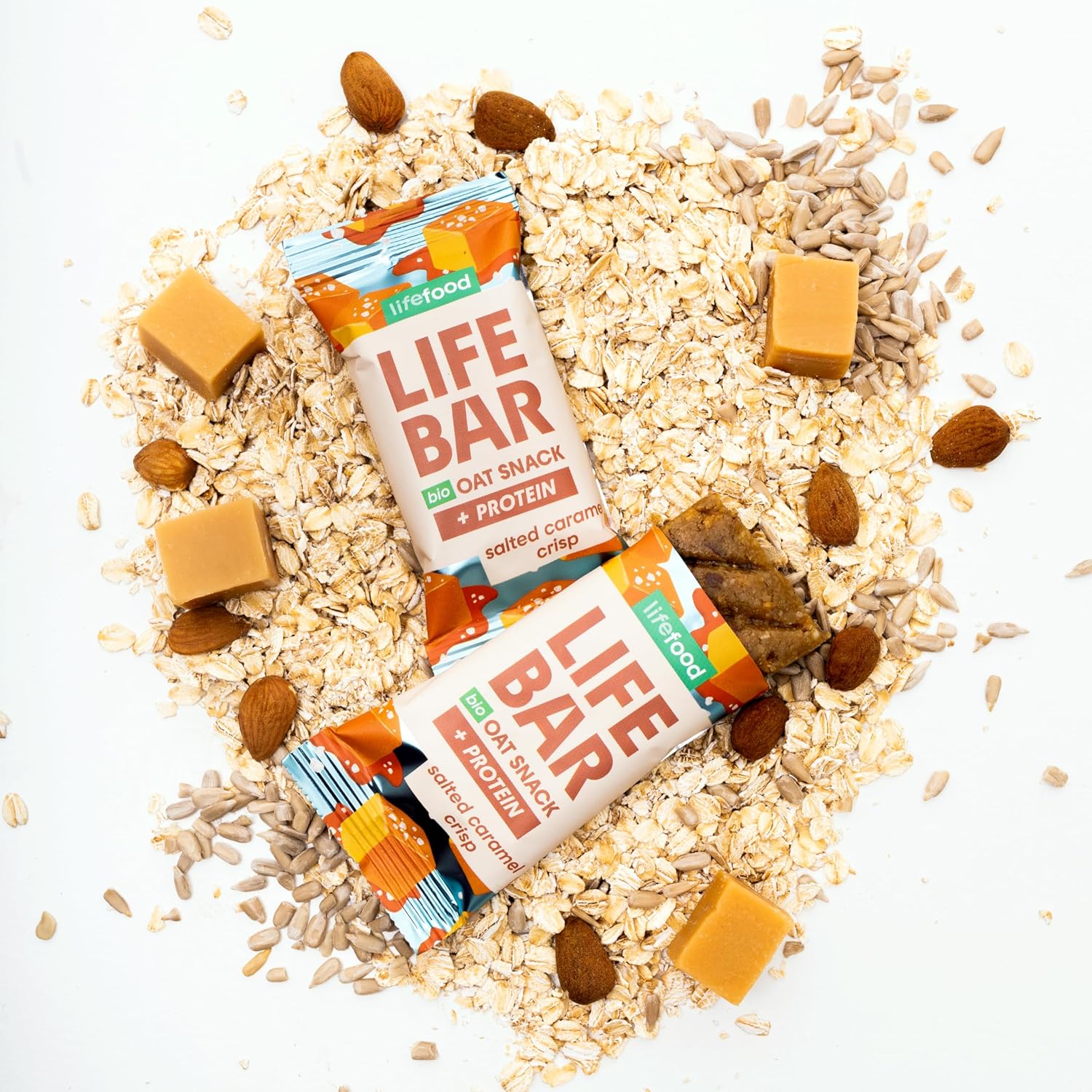 Lifebar barre proteine caramel sale &agrave; l'avoine