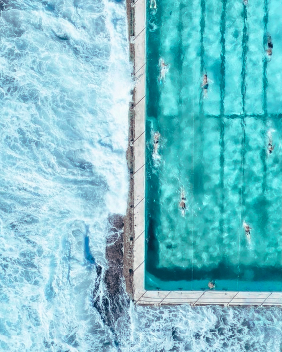 Piscine de Bondi iceberg recuperation sportive apres l effort