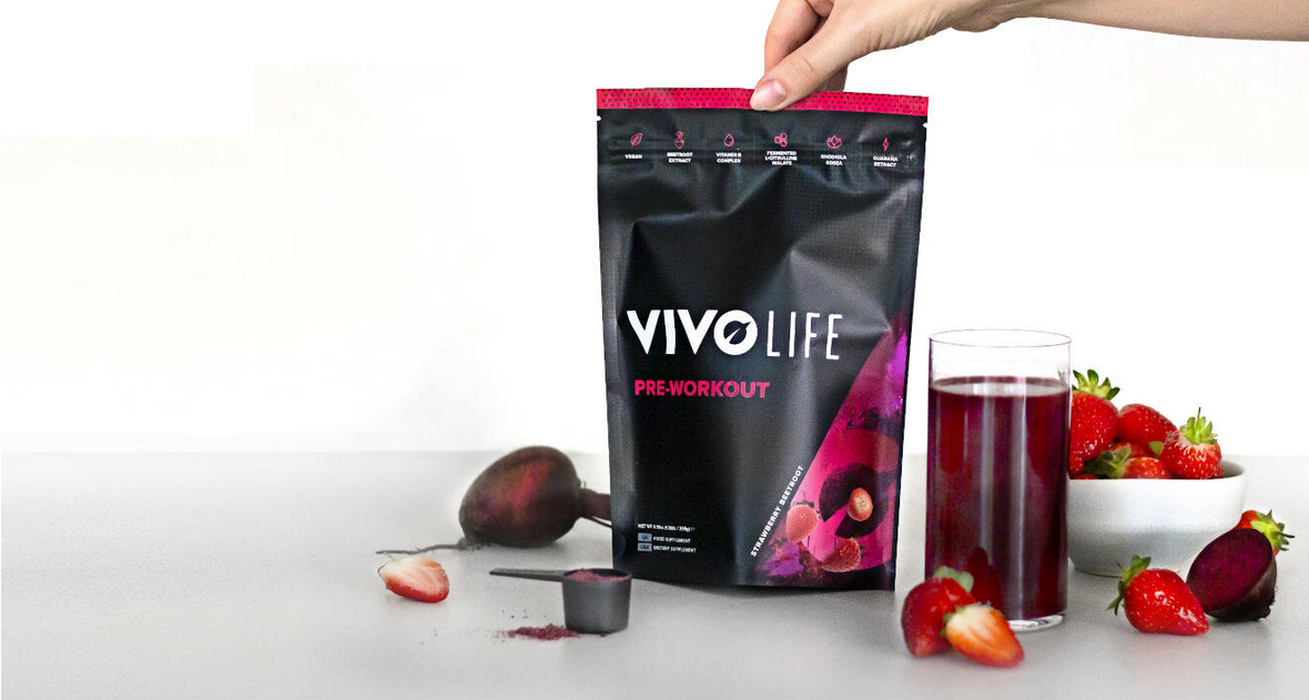 pre workout vivo life vegan 