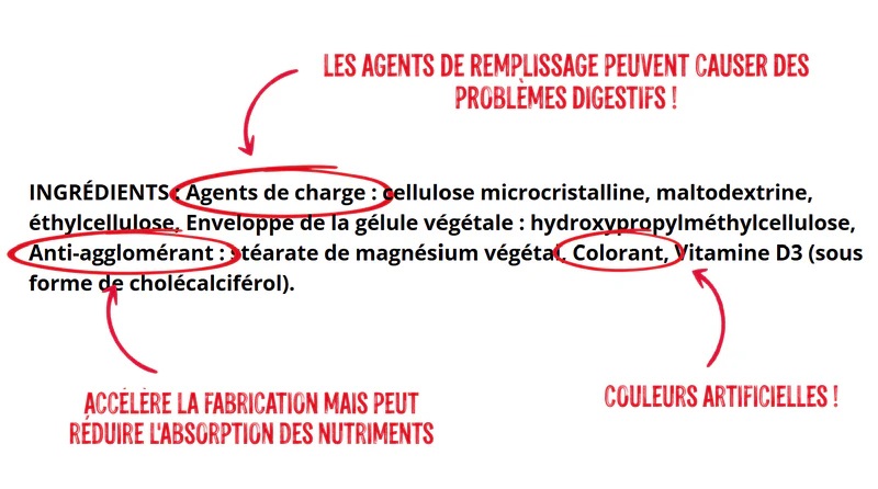 Problème avec la plupart des suppléments de D3