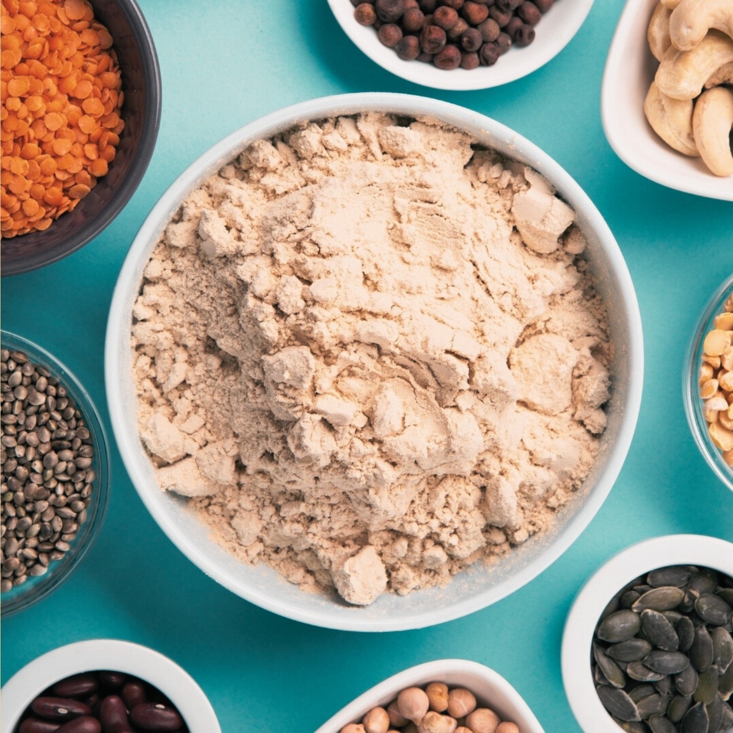 Prot&eacute;ine vegetale classic plus de Sunwarrior contient riz brun pois quinoa chia amarante