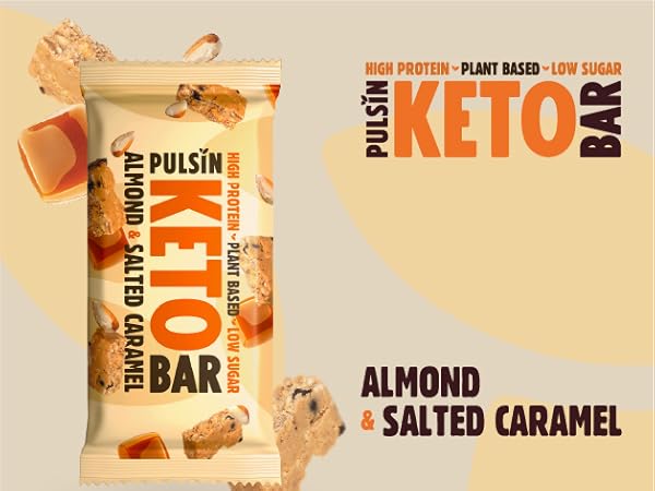 Pulsin-barre-proteine-keto-amande-caramel-sale-sans-sucre