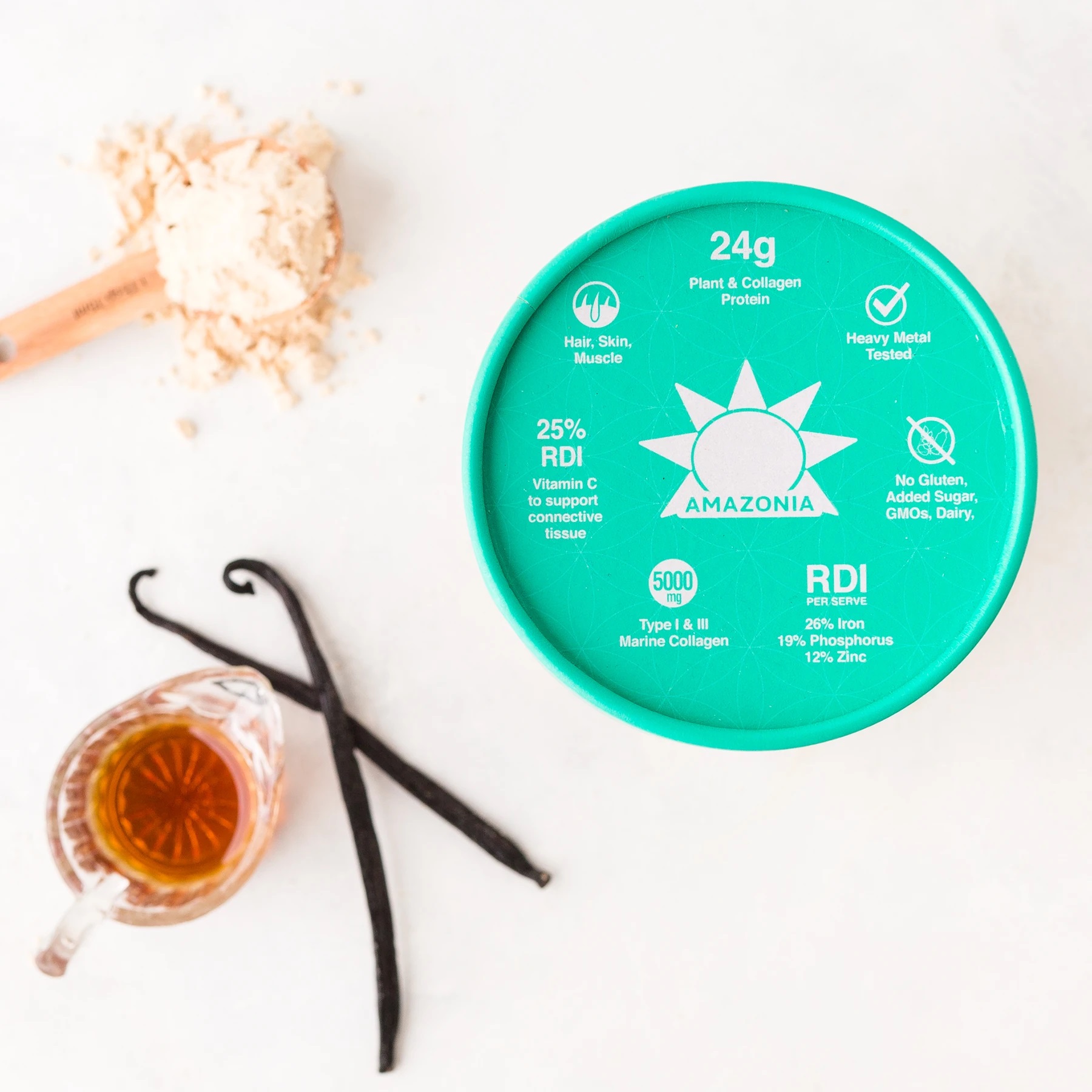 Raw Protein Collagen Plus Amazonia Vanilla Maple