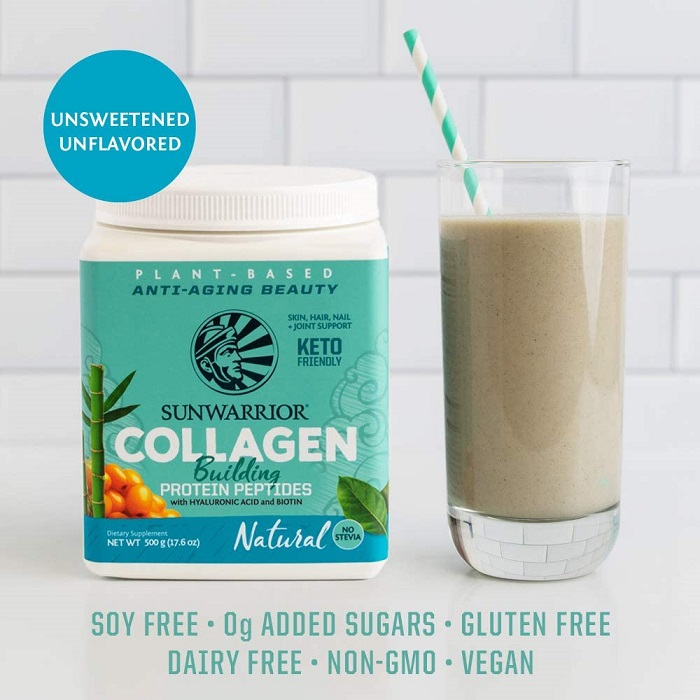 meilleur collagene vegan nature sunwarrior