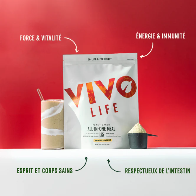 Vivo life all in one meal repas liquide complet muscle senior apres 50 ans