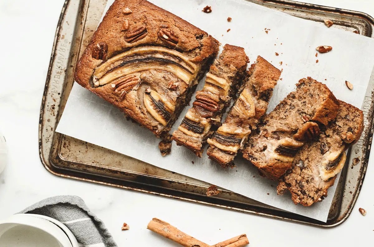 banana bread proteine vegan healthy