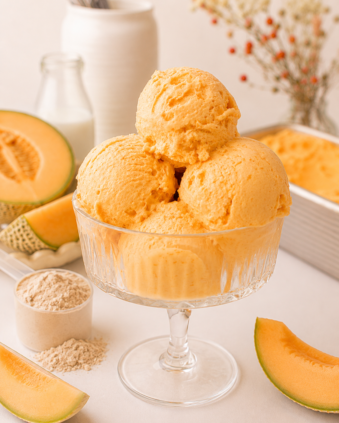glace nice cream melon coco proteine vegetale sunwarrior vivo life