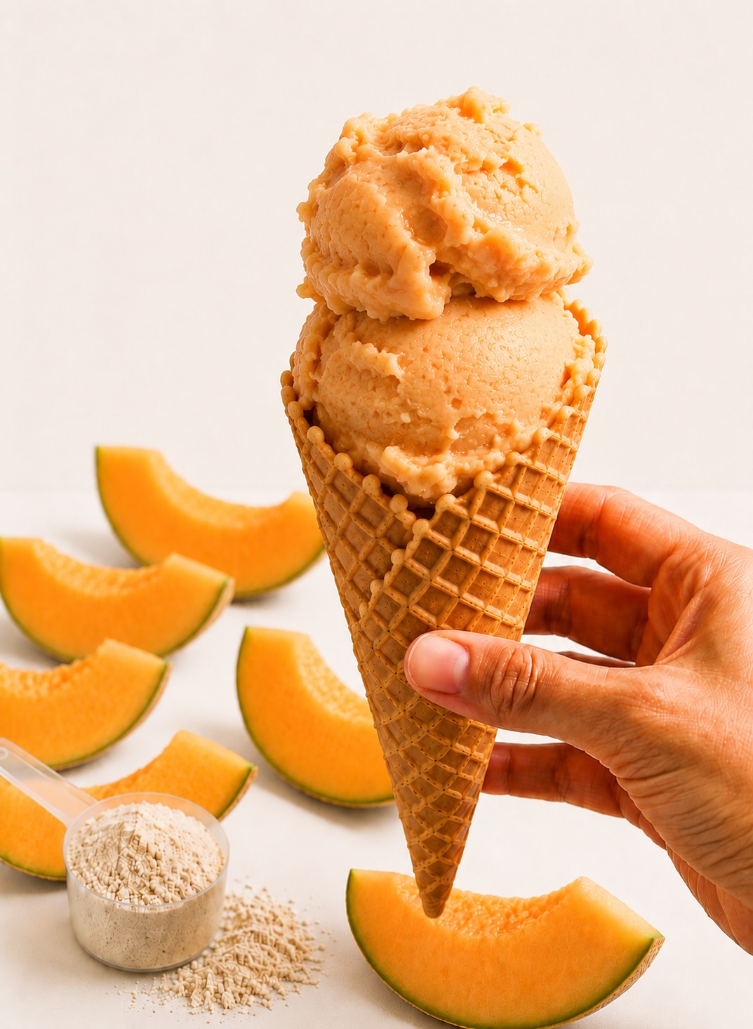 glace nice cream melon coco proteine vegetale sunwarrior vivo life