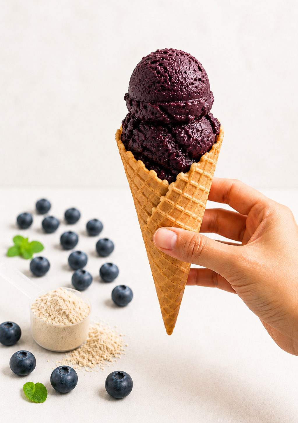 glace nice cream myrtille proteine vegetale sunwarrior vivo life (3)