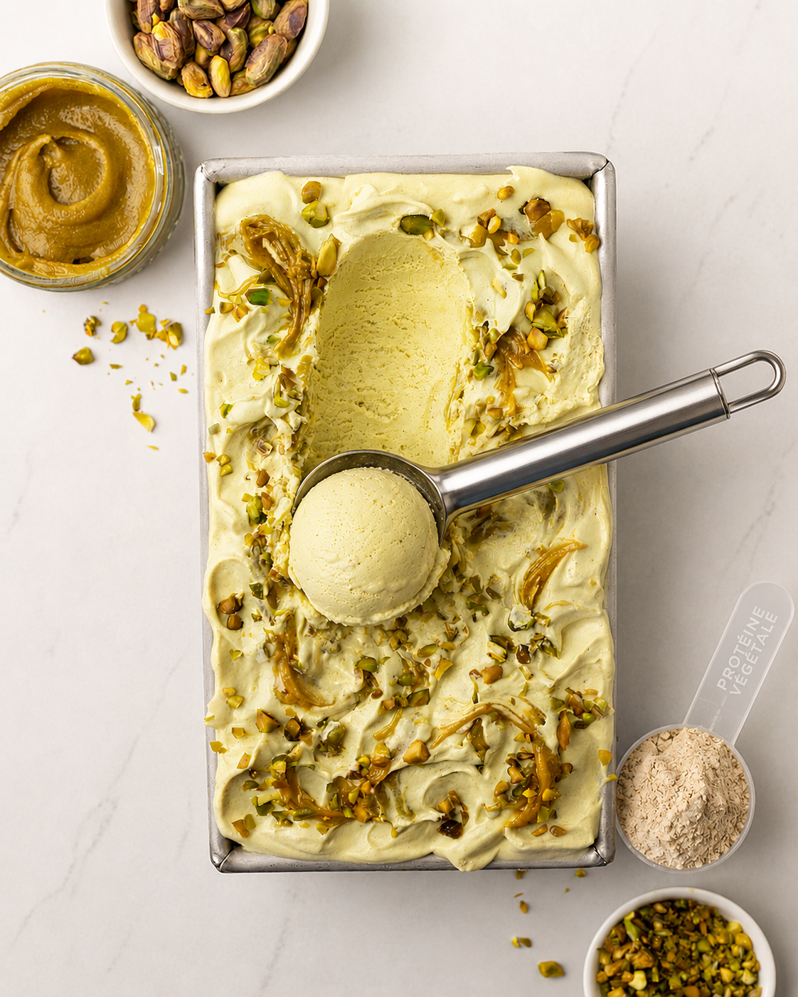 glace pistache proteine vegetale sunwarrior vivo life