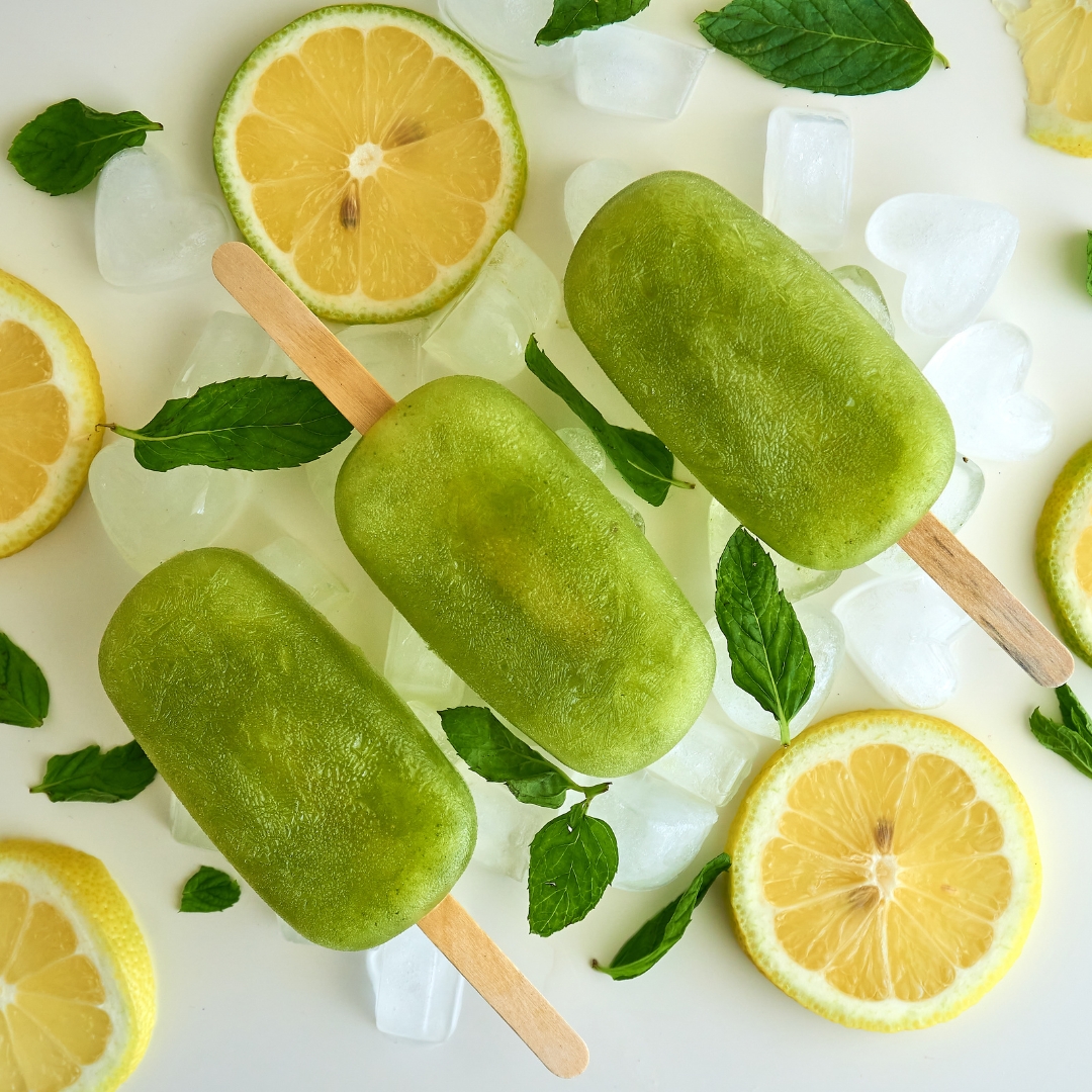 glace popsicle kiwi avocat citron