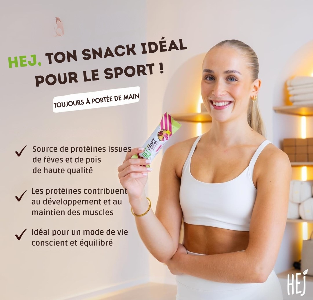 hej barre proteinee vegan noisette nougat chocolat snack sain perte de poids healthy