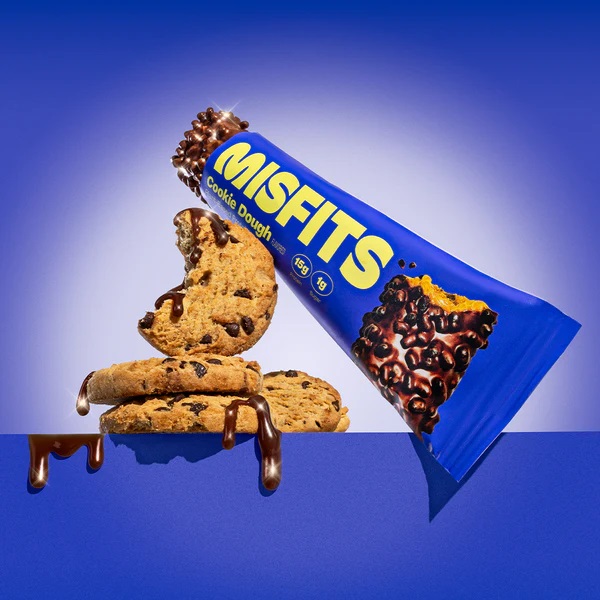 Barre Protéinée Végan Pâte à Cookie Chocolat Misfits